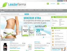 Tablet Screenshot of leaderfarma.com